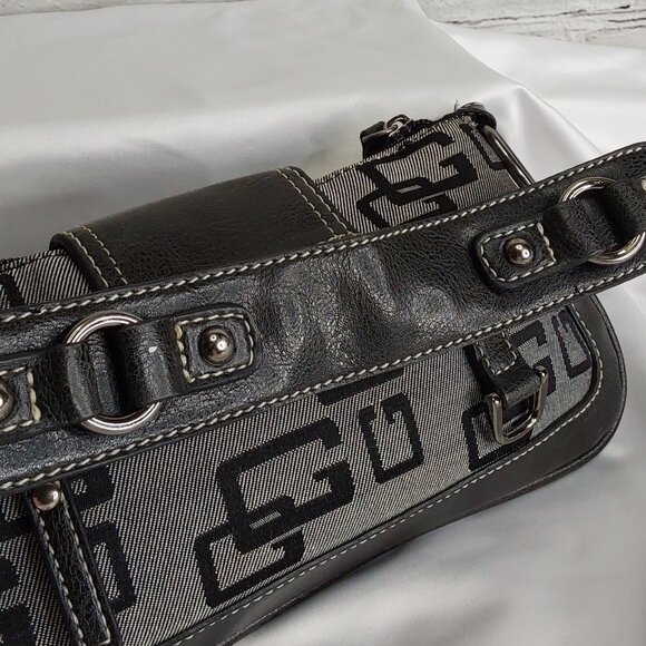 'GUESS' STUDDED SHOULDER BAG - Picture 5 of 16